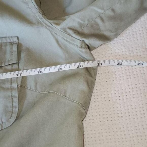 Sigrid Olsen Grey Button Down Long Sleeve Sz 12 Jacket - Picture 6 of 6